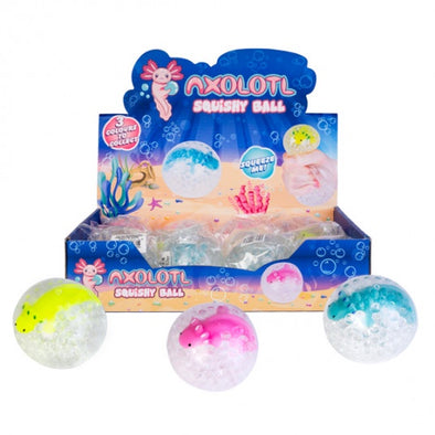Squishy Axolotl Ball