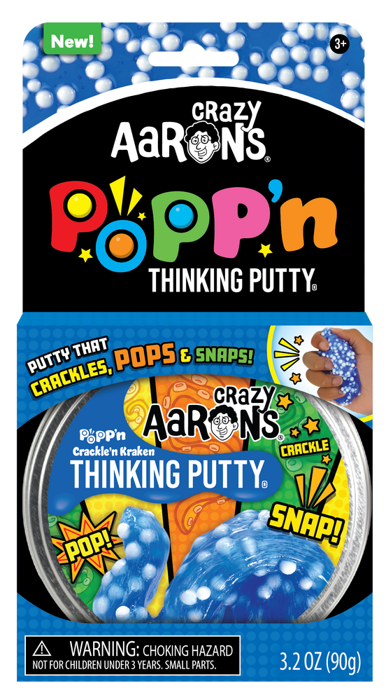 Thinking Putty Popp'n - Crackl'n Kracken 90g Tin