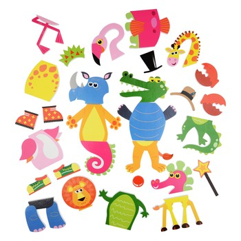 Bath Time Stickers - Weird Animals
