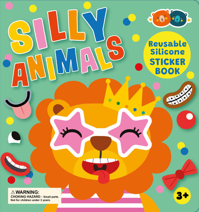 Silicone Sticker Book - Silly animals