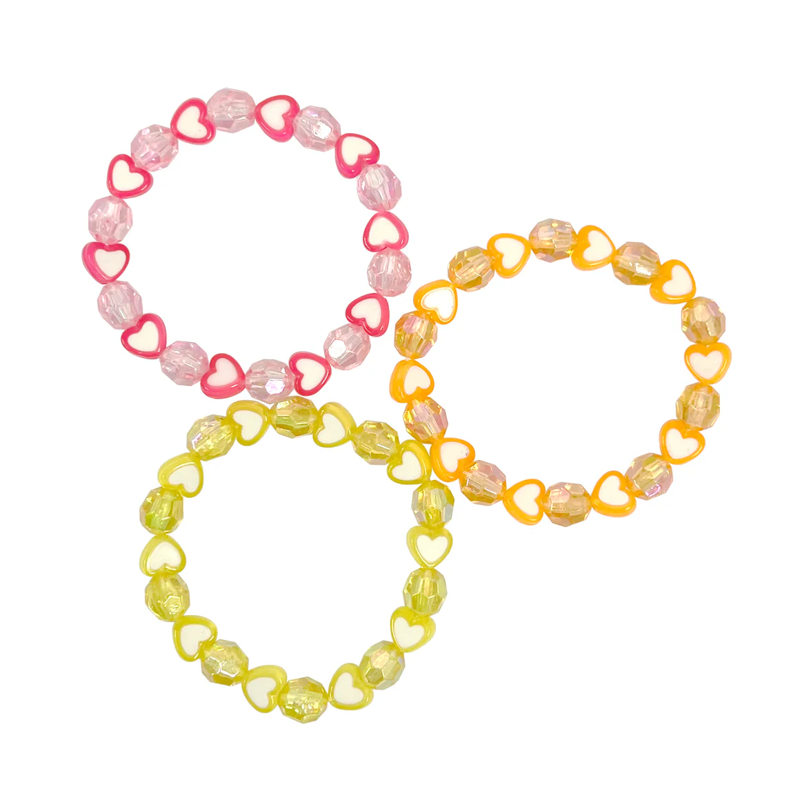 Love Heart  Bracelet Set