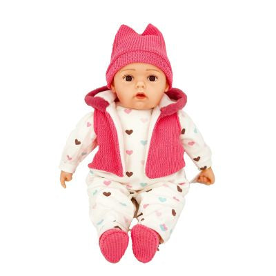 Baby Doll - Eva Pink/White Hearts