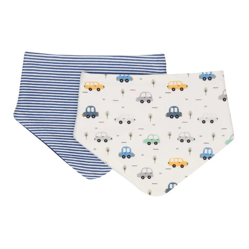 Bandana Bibs 2pk - Beep Beep