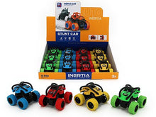 Monster Wheel Friction Rollover Stunt Car