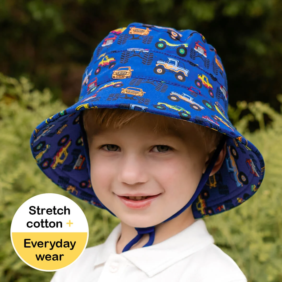Classic Bucket Sun Hat - Monster Truck