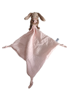 Bella the Bunny with Pink Comforter