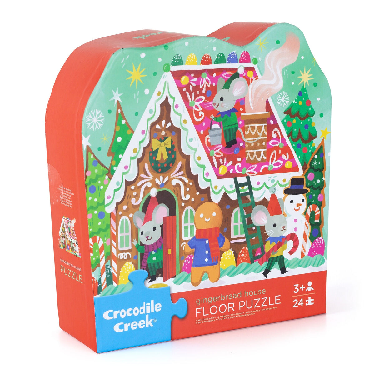 Classic Floor Puzzle 24pc - Gingerbread House
