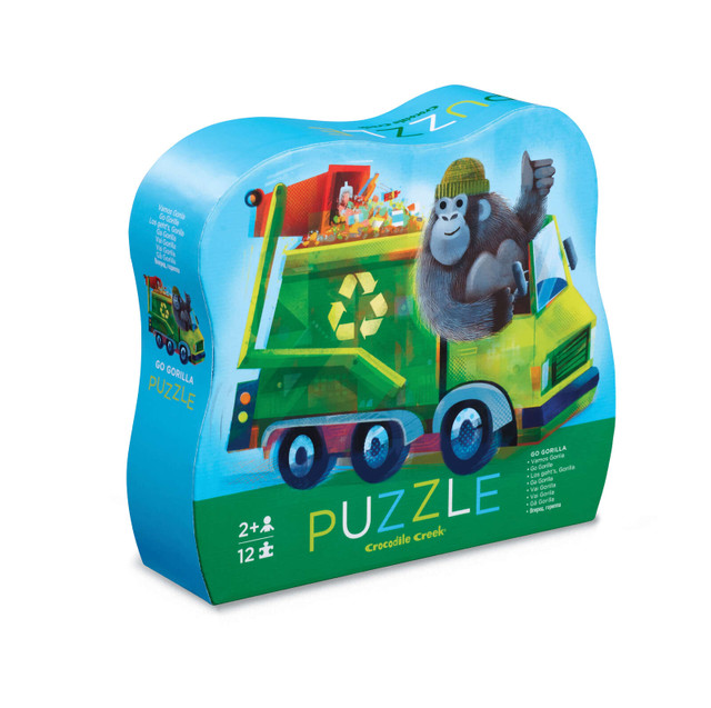12 pc Mini Puzzle - Go Gorilla