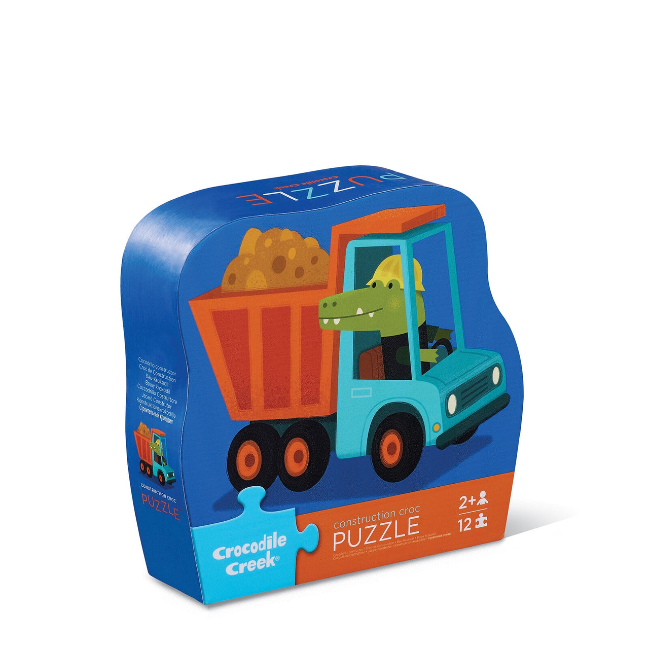 12pc Mini Puzzle - Construction Croc
