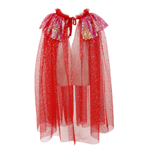 Twinkling Sequin Trim Cape