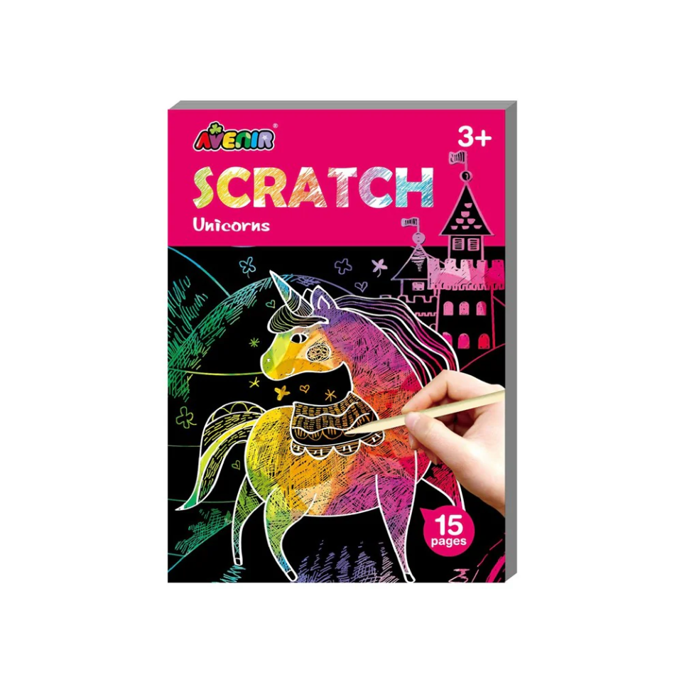 Mini Scratch Book - Unicorn