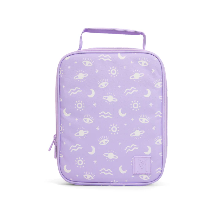 MontiiCo Large Insulated Lunch Bag (Larger Size) - Cosmic Bloom