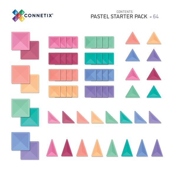 Connectix - Pastel Starter Pack 64 pc