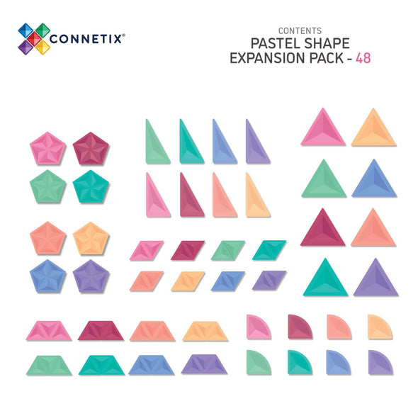Pastel Shape Expansion pack - 48 Pieces