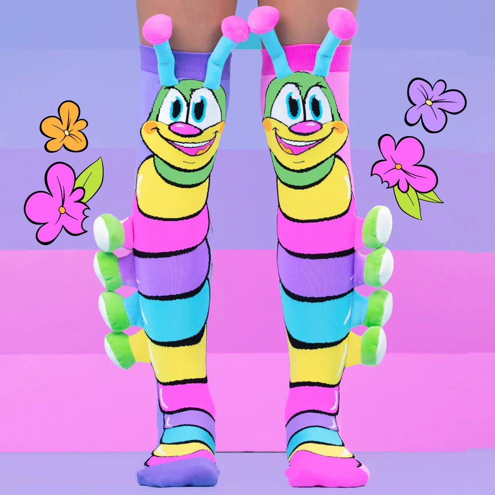 Mad Mia Socks - Caterpillar / Age 6+