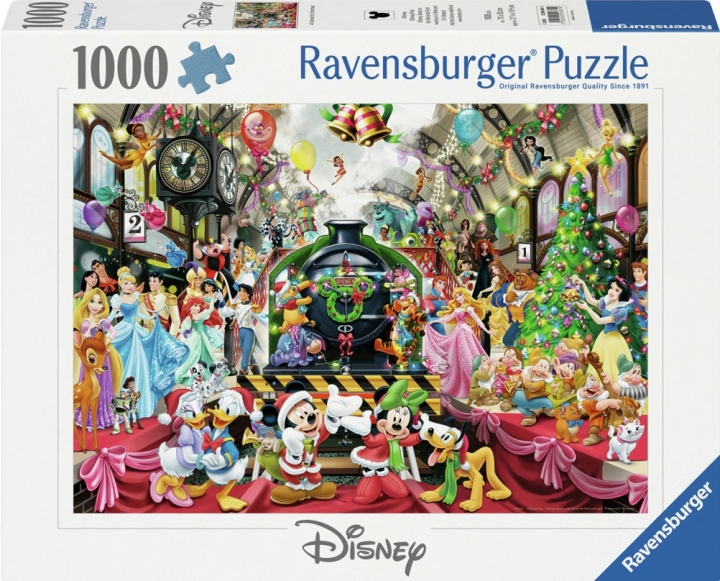 1000 pc Puzzle - Disney All Aboard for Christmas
