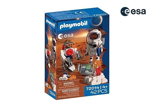 ESA: Astronaut with Robot 72014