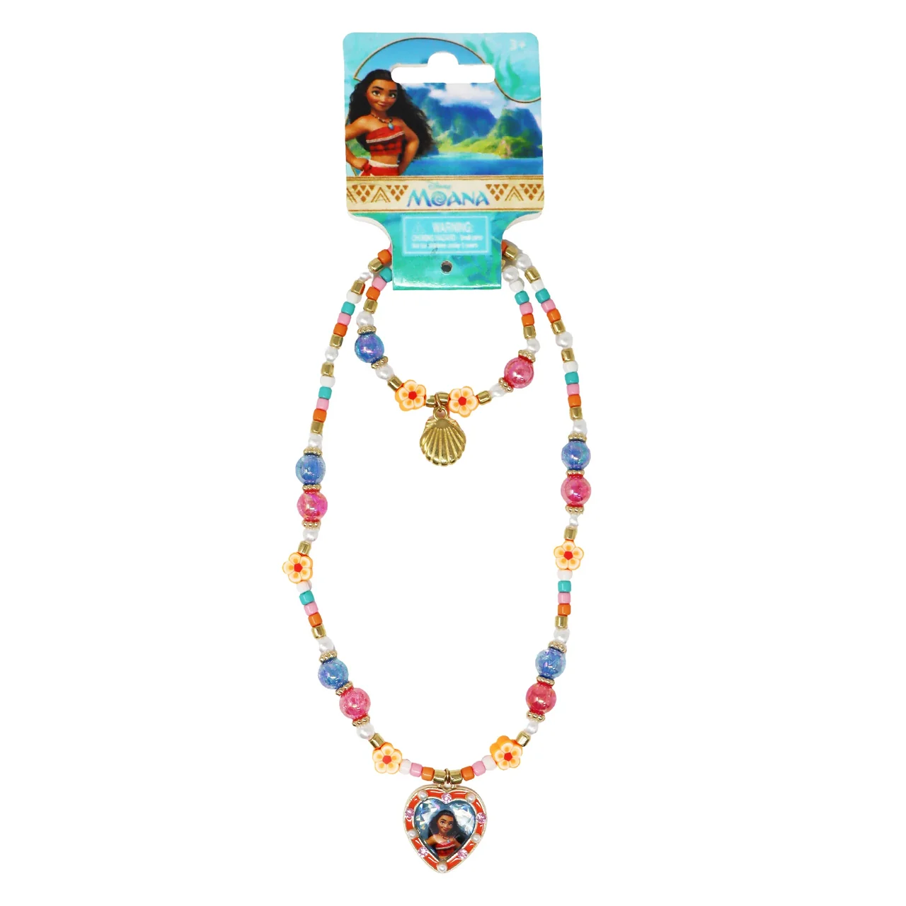Disney Moana Bold Adventure Necklace & Bracelet Set