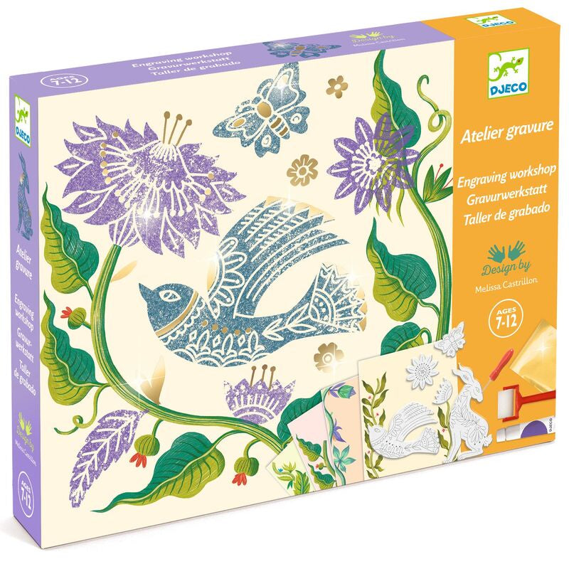 Passionflower Engraving & Painting Workshop