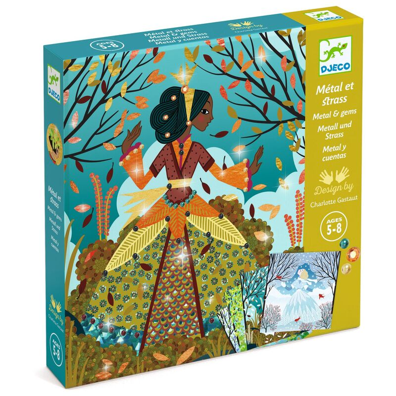 Dresses in Seasonal Colours Foil Art Kit