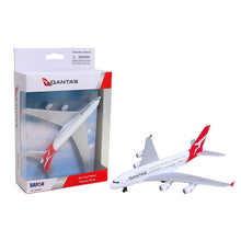 Qantas single plane with Historic Livery