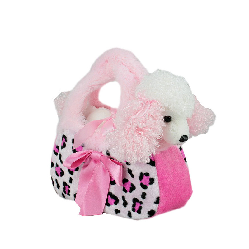 Fancy Pal - Poodle in Pink Spot Bag