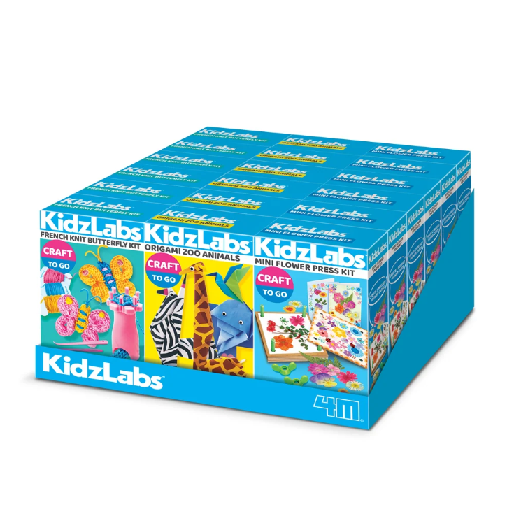 KidzLabs - Craft To Go Mini Flower Press Kit