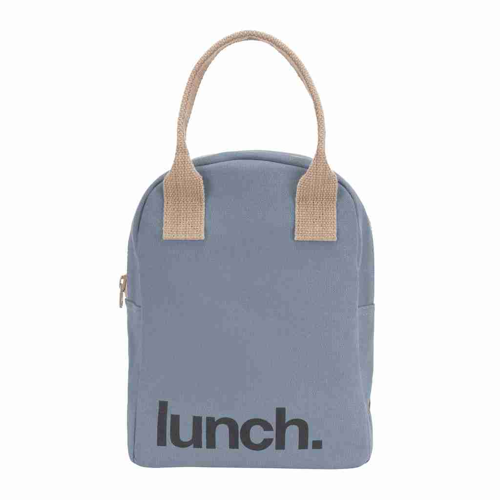 Zipper Lunch Bag - Lavender 'Lunch'