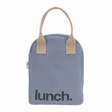 Zipper Lunch Bag - Lavender 'Lunch'