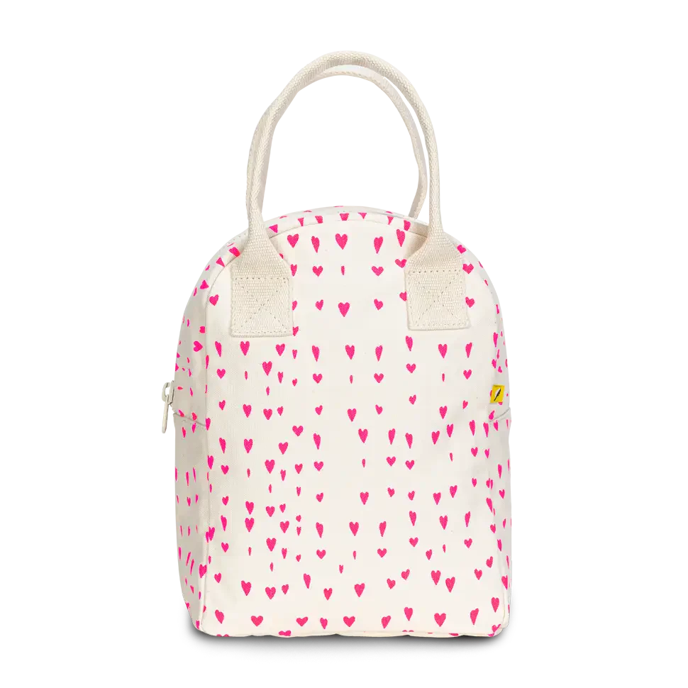 Zipper Lunch Bag - Tiny Hearts