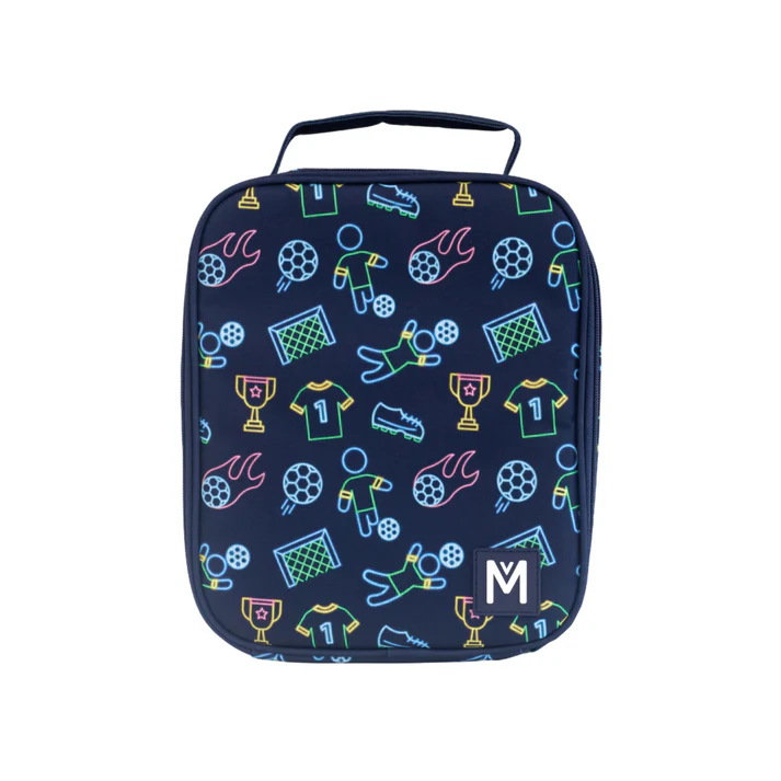 MontiiCo Large Insulated Lunch Bag (Larger Size) - Goal Keeper
