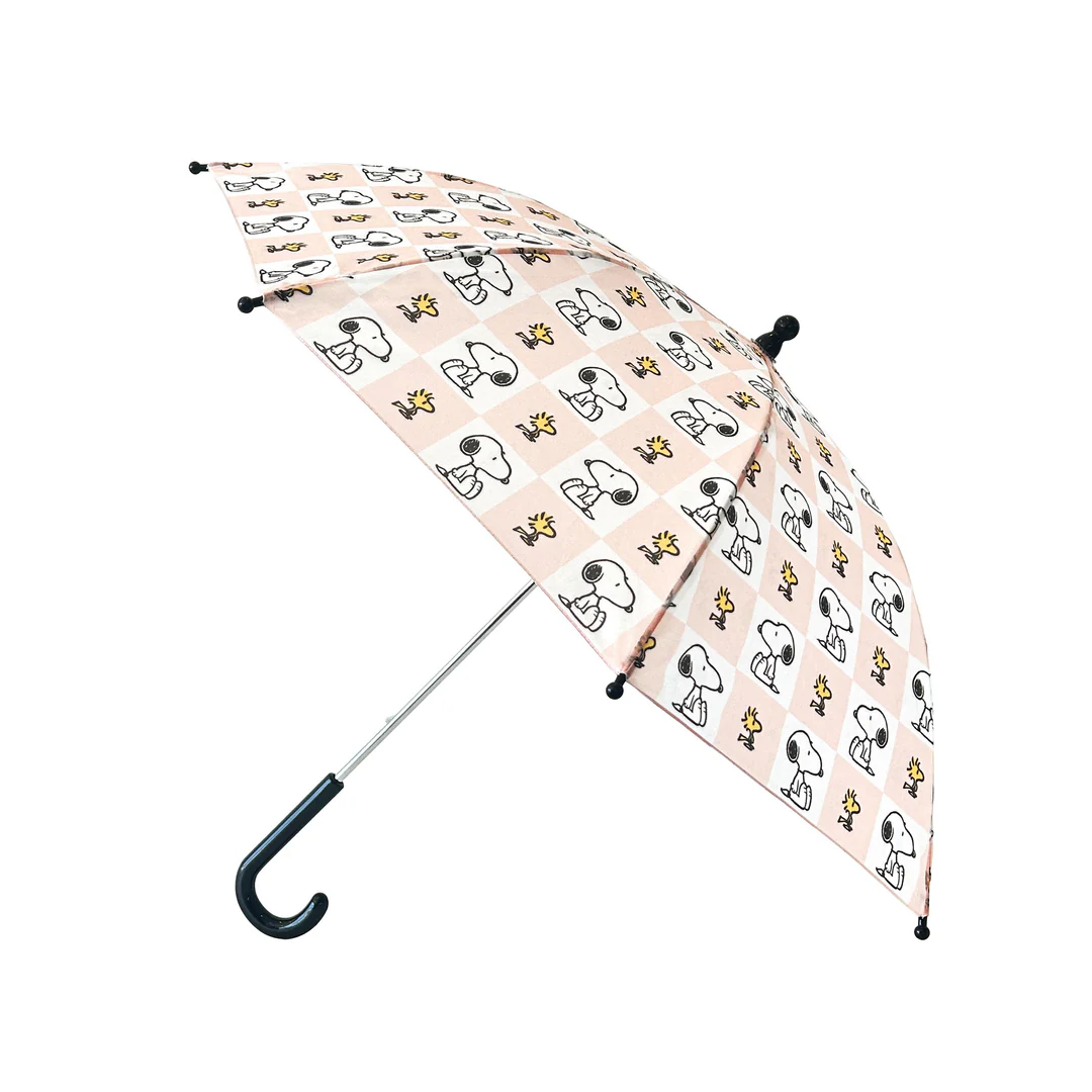Peanuts Umbrella - Pink Checkerboard