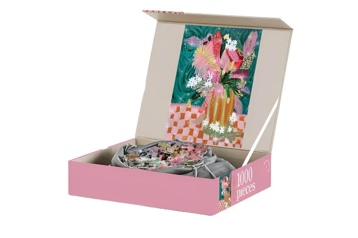 1000 pc Glitter Puzzle - Gold-Urn