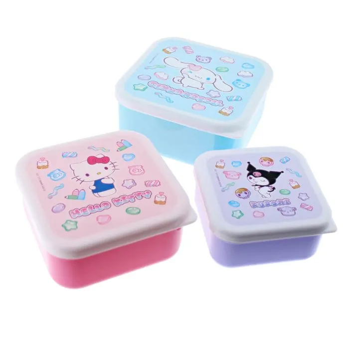 Hello Kitty Sweets Storage Pots (Set of 3)