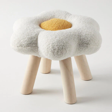 Sunny Side Up Boucle Kids Stool