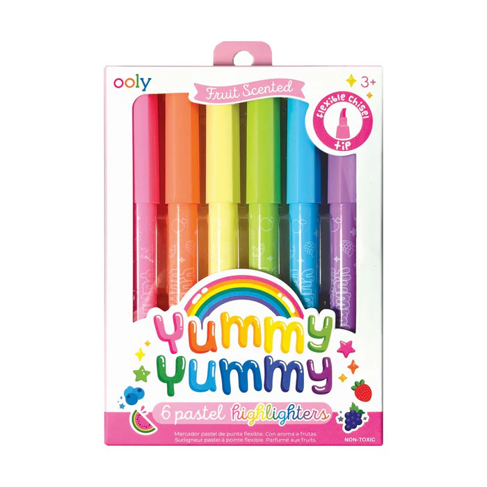 Yummy Yummy: 6 Fruity Scented Pastel Highlighters