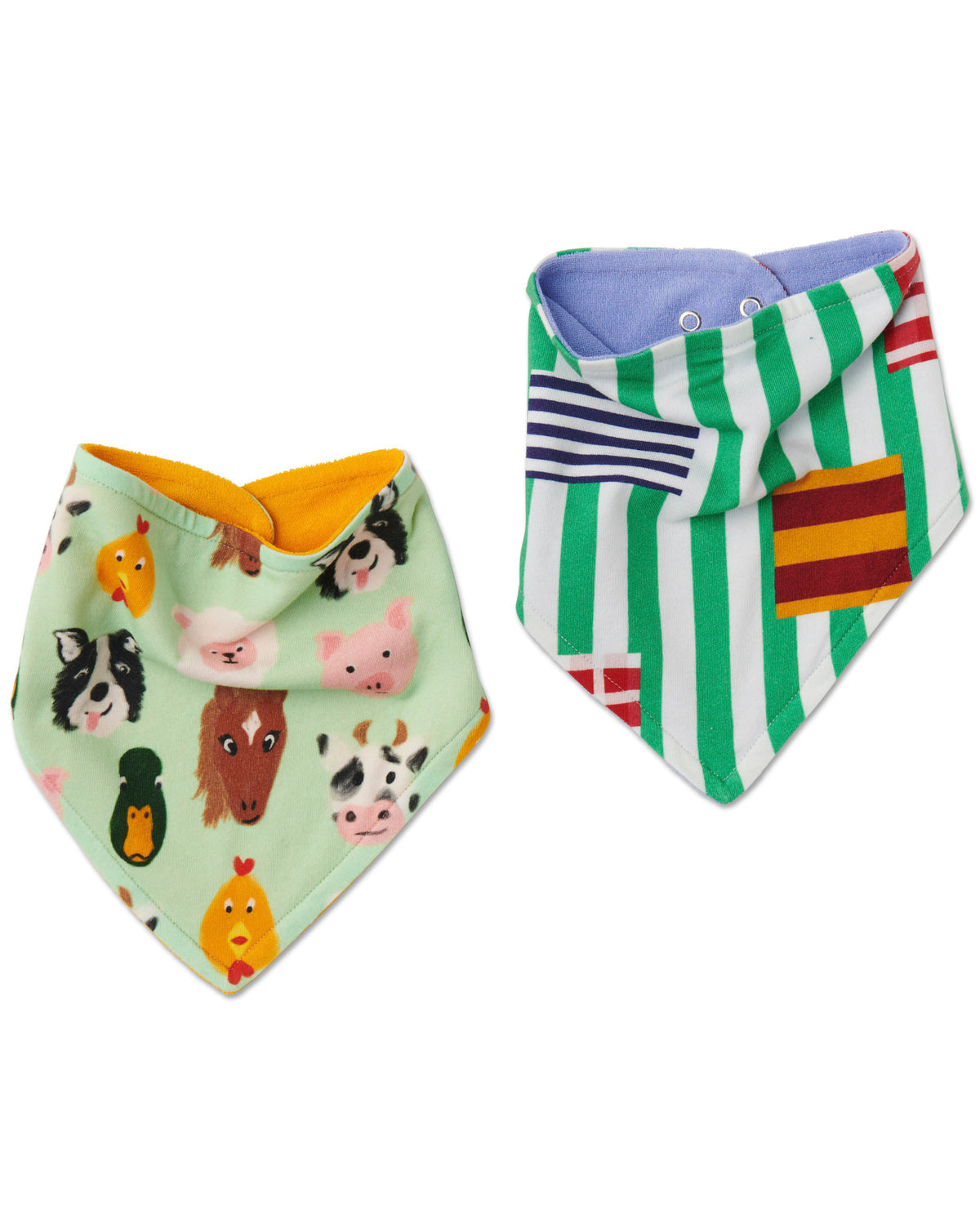 Cotton Dribble Bib Assorted (One Size)