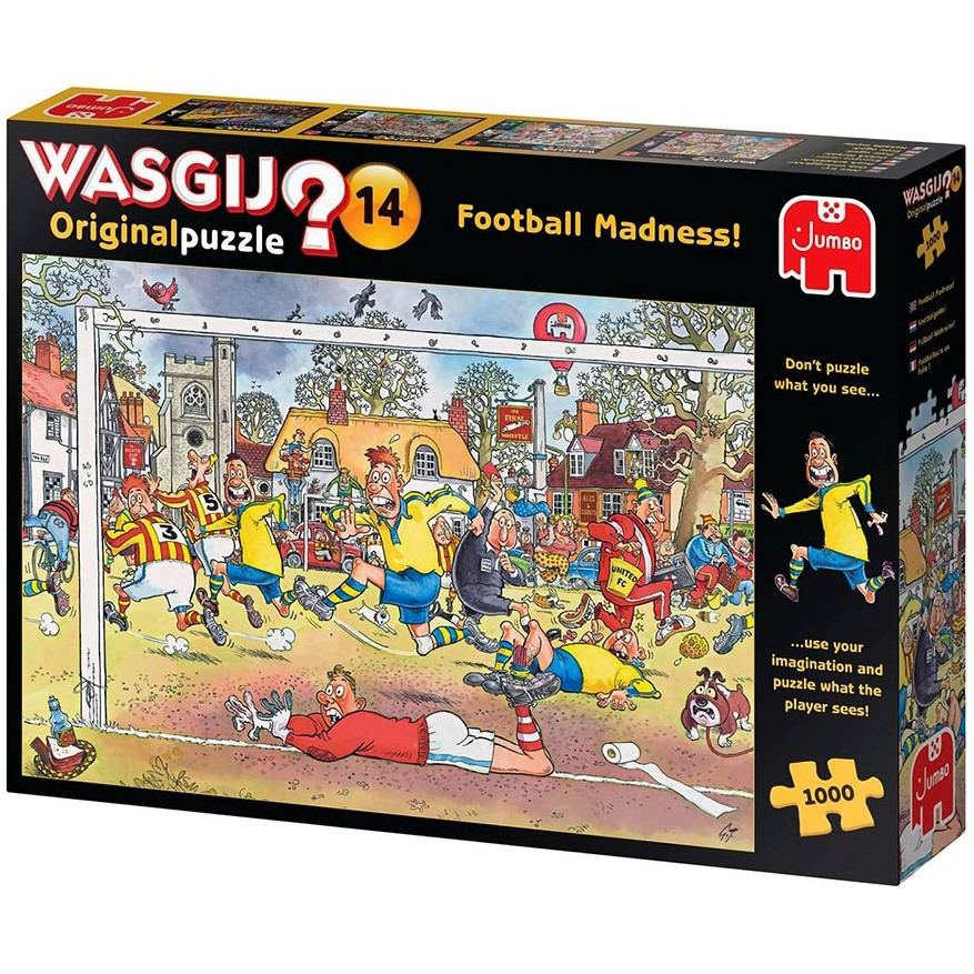 Wasgij1000pc puzzle - Football Madness! - 14