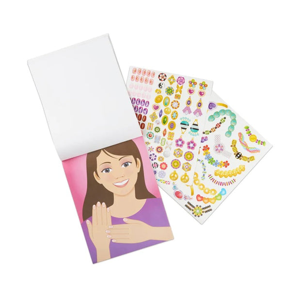 Jewellery & Nails Sticker Pad Glitter Collection