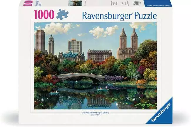 1000 pc Puzzle - NY Central Park, Bow Bridge