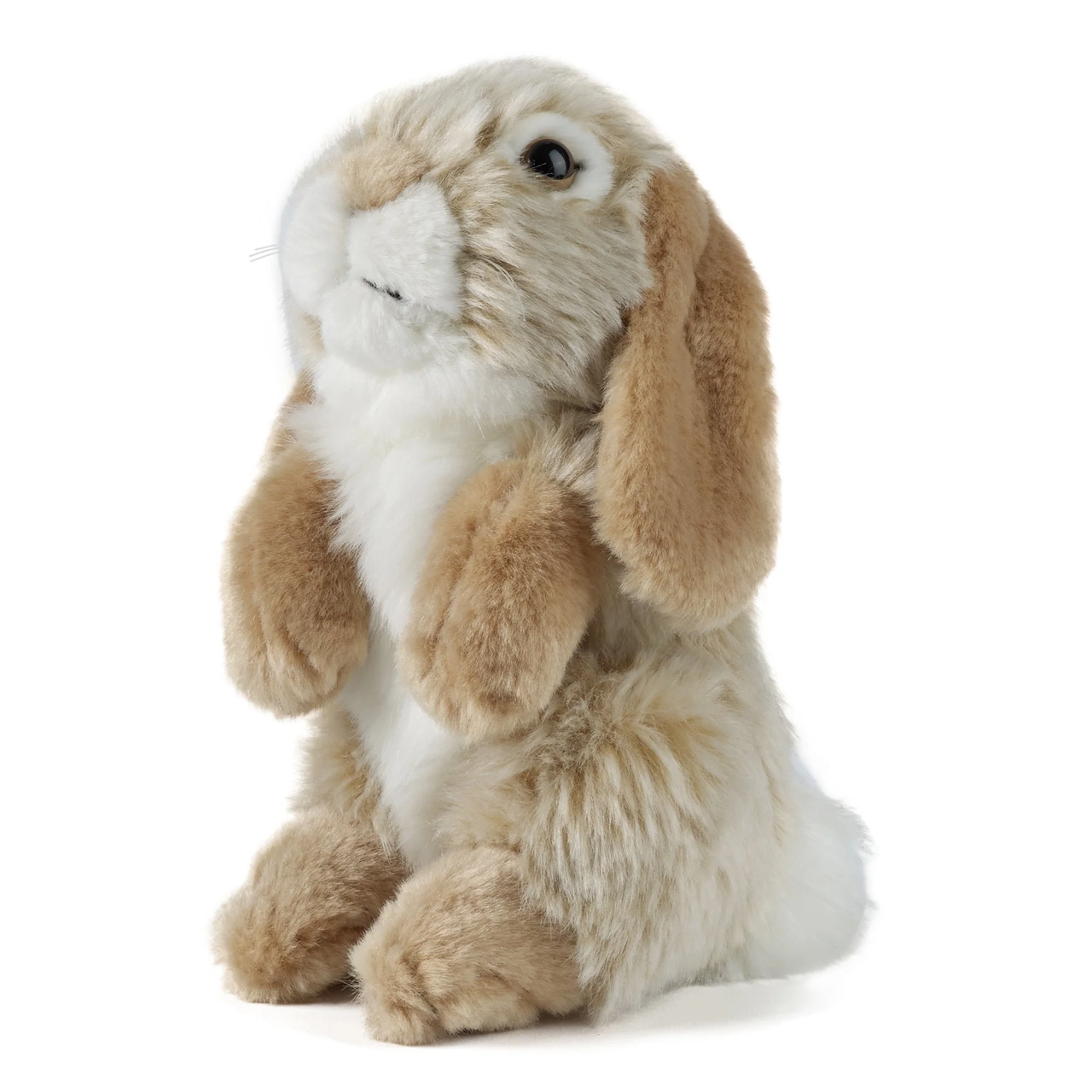 Brown  Sitting Lop eared Rabbit 18cm