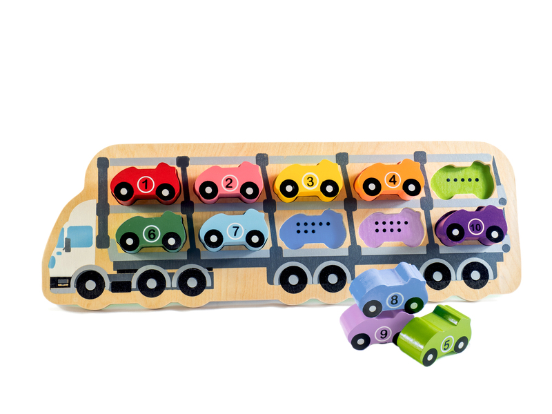 Cars 1 To 10 Puzzle