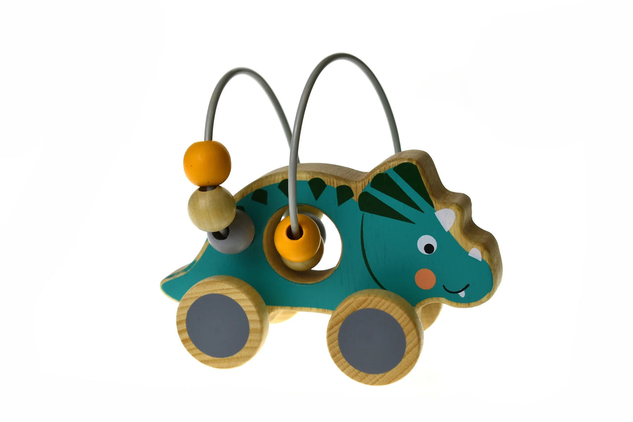 Wooden Dinosaur Bead Maze