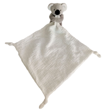 Kip the Koala with White Comforter