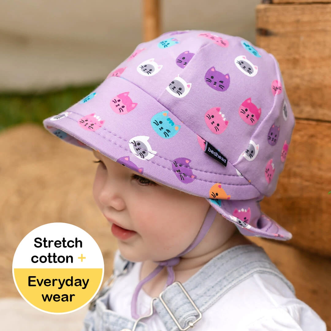 Legionnaire Flap Sun Hat - Kitty