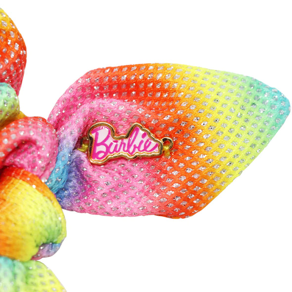 Barbie Rainbow Fantasy Tie Scrunchie w Barbie Charm