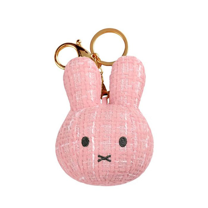 Miffy Plush Keychain Pink