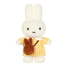 Miffy Yellow Checkered Dress with Melanie Bag Plush