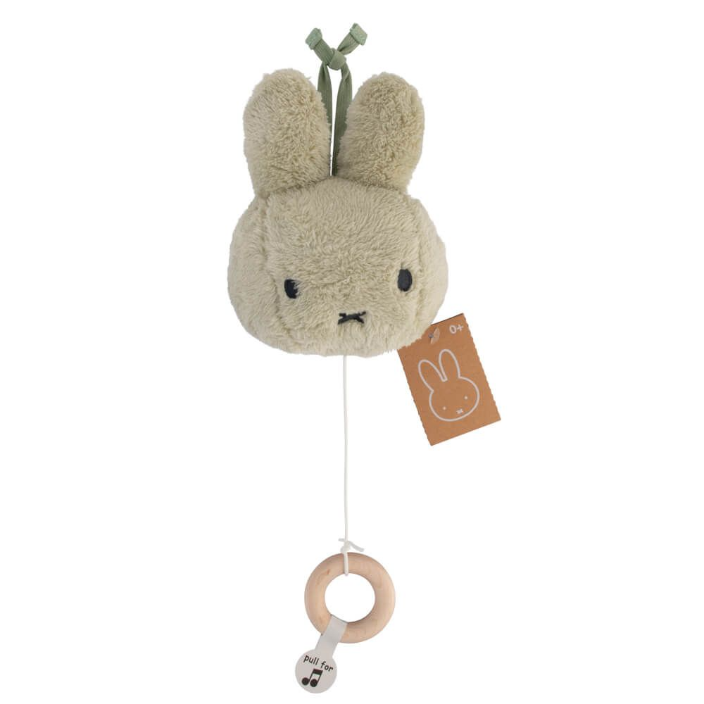 Miffy Fluffy Musical Pull-Down - Green