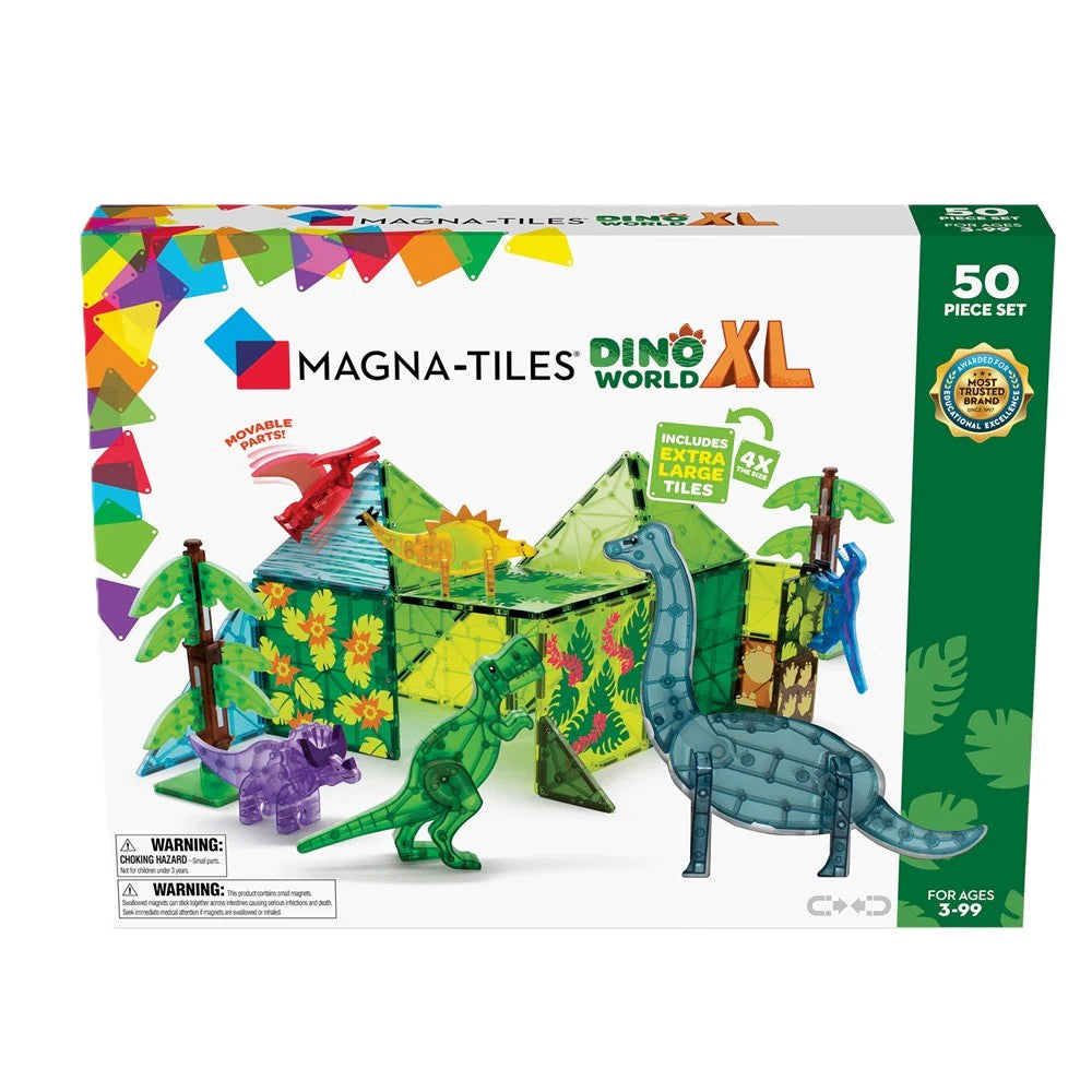 Magna-Tiles Dino World XL 50pc Set